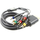 6FT Gold Plated HDTV Component Composite Audio Video AV Cable for Xbox 360