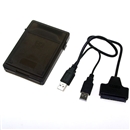 USB 2.0 2.5 Hard Drive HDD Plastic Protective Case Box Kit Black