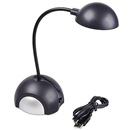 15 LED Adjustable Neck USB Light Stem Desk Reading Lamp Black