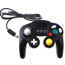 Wired Turbo Shock Game Controller for GameCube NGC and Wii Black