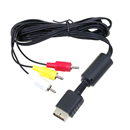 6 Ft Audio Video AV Transfer Cable to RCA For PlayStation PS PS2 PS3 TV Monitor