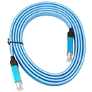 6FT 1.8M 3D 1080P V1.4 Flat HDMI Cable Male to Male for 3DTV DVD XBOX PS3 HDTV Blue