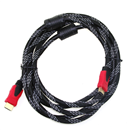 10FT 3 Meters Gold Male to Male HDMI v1.4 Cable 1080P HD 3D For PS3 HDTV XBOX LCD with Nylon Tube