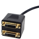 DVI-D Male to Dual 2 DVI-D Female Video Y Splitter Cable Adapter