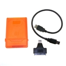 USB 3.0 2.5 Hard Drive HDD Plastic Protective Case Box Kit 