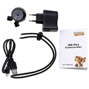 Multifunctional 720P HD Pet HD Video Camcorder Camera for Dogs and Cats Black