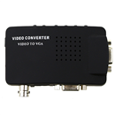BNC VIDEO/S-VIDEO INPUT Camera TO PC VGA MONITOR OUPUT CONVERTER ADAPTER 