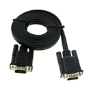6FT 15 PIN VGA Monitor Male To Male Flat Cable Cord For PC TV Notebook