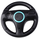 Steering Wheel for Wii Mario Kart Racing Game Remote Controller Black New