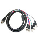 1.5M 5FT 15pin VGA HD15 Male to 5 BNC Male RGBHV Extension Video HDTV Cable