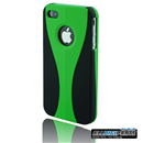New 3-Piece Series Black Green Hard Case For Verizon ATT Apple iPhone 4 4S