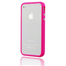Bumper Frame TPU Case cover for Apple iphone 4S 4G Pink