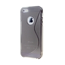 Gray S Line Flexible TPU Case Skin Cover For Apple iPhone 5 6TH GEN iPhone5