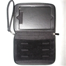 360 Degree Rotating PU Zipper Leather Case Cover for Apple iPad Mini black