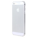 Ultra-thin Transparent Clear White PC Hard Back Case Cover Skin for Apple iPhone 5 6th