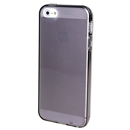 Grey Single Frosted TPU Silicone Soft Transparent Back Case Cover Skin for Apple iPhone 5 6th