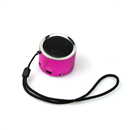 Mini Speaker Portable Micro SD TF MP3 Music Player  Hot Pink