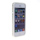 White and Clear Bumper Frame TPU Silicone Soft Case Cover for the New iPhone 5G 5 iPhone5