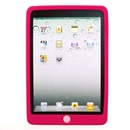  Dark Pink Soft Silicone Slim Rubber Protective Case Cover Skin for Apple iPad Mini