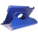 NEW 360 Degree Rotating PU Leather Case Cover w Swivel Stand for Apple iPad Mini Blue