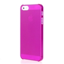 Ultra-thin Transparent Hot Pink PC Hard Back Case Cover Skin for Apple iPhone 5 6th
