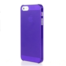 Ultra-thin Transparent  Purple PC Hard Back Case Cover Skin for Apple iPhone 5 6th