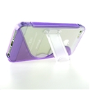 Purple S-Line TPU Bumper Case Skin Cover with Stand For Apple iPhone 5 5G iPhone5