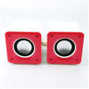 3D Sound 2 Channel USB Speaker System for Laptop Notebook Tablet PC MP3 MP4 Pink