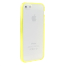 Hot Style Yellow Bumper Skin Case With Frosted Clear Back Cover For iPhone 5 5G 5th Gen