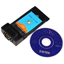 New PCMCIA To RS232 RS-232 Notebook Serial Input Output Card