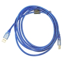 10FT 3 Meters USB 2.0 A Male to B Male SuperSpeed Printer Extension Cable Blue 