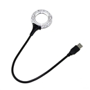New Flexible 18 LED Bulb Light Lamp with Switch For PC Notebook Laptop Netbook Black