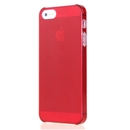 Ultra-thin Transparent  Red PC Hard Back Case Cover Skin for Apple iPhone 5 6th
