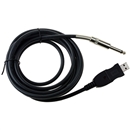 Guitar Bass 6.3mm To USB Link Connection Instrument Cable Adapter 3M