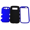 Blue Hard Silicone Case Cover for Samsung Galaxy S3 i9300
