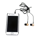  3.5mm Wooden In-ear Earbud Headphones