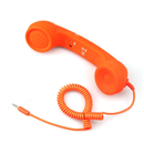 3.5mm Wireless Retro Vintage handset cell phone bluetooth headphone phone orange