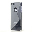 Clear White Transparent S-Line Flexible Soft TPU Case Skin Cover For Apple iPhone 5 6TH iPhone5