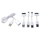 5 in 1 USB Extension Cable Pro Set for Samsung/iPhone/iPad/Nokia/Blackberry/HTC etc
