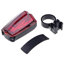 Bicycle 5 LED Rear Tail Bike Torch Changeable Laser Beam Light Lamp Red
