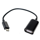 Black  Micro USB To USB Female OTG Connect Kit For MP3 MP4 Cellphone