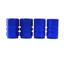 Car Tire Tyre Wheel Valve Cap Covers Blue