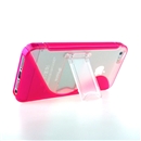 Pink S-Line TPU Bumper Case Skin Cover with Stand For Apple iPhone 5 5G iPhone5