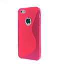 Pink S-Line Flexible TPU Case Skin Cover For Apple iPhone 5 6TH GEN iPhone5