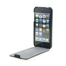 Carbon Fiber Vertical Flip Folio PU Leather Case Cover Skin Pouch for iPhone 5 5G