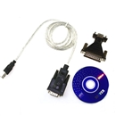 USB 2.0 to Serial RS232 Cable with DB-9 to DB-25 Adapter 