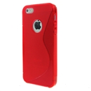 Red S Line Flexible TPU Case Skin Cover For Apple iPhone 5 6TH GEN iPhone5