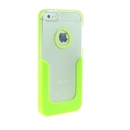 Bright Green U-Line Clear Back Hard Case Cover for Apple iPhone 5 5G 5th Gen New