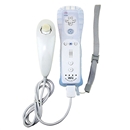 White Remote Built in Motion Plus + Nunchuck Controller Set For Nintendo Wii 2in1