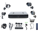 4CH CCTV DVR Motion Detection Security System Indoor Outdoor Color Cameras 